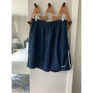 Men's Nike Navy Blue Shorts with Zipper SZ XL